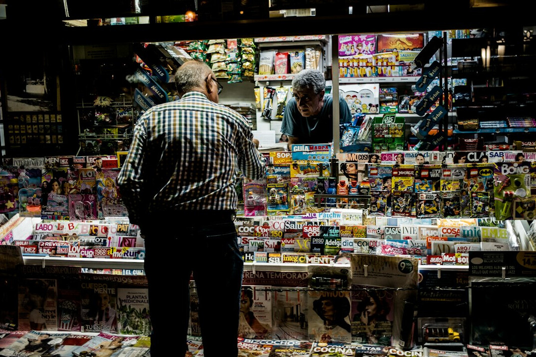 detective investigating store